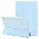 For Xiaomi Pad 6 / Pad 6 Pro Three-fold Holder Flip Tablet Leather Case(Sky Blue) - 1