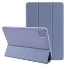 For Xiaomi Pad 6 / Pad 6 Pro Three-fold Holder Flip Tablet Leather Case(Purple) - 1