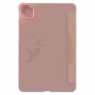 For Xiaomi Pad 6 Max 14 Three-fold Holder Flip Tablet Leather Case(Rose Gold) - 3
