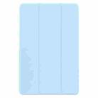 For Xiaomi Pad 6 Max 14 Three-fold Holder Flip Tablet Leather Case(Sky Blue) - 2