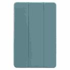 For Xiaomi Pad 6 Max 14 Three-fold Holder Flip Tablet Leather Case(Dark Green) - 2