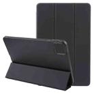 For Xiaomi Pad 6 Max 14 Three-fold Holder Flip Tablet Leather Case(Black) - 1