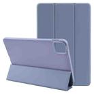 For Xiaomi Pad 6 Max 14 Three-fold Holder Flip Tablet Leather Case(Purple) - 1