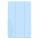 For Xiaomi Pad 7 / Pad 7 Pro Three-fold Holder Flip Tablet Leather Case(Sky Blue) - 2