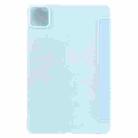 For Xiaomi Pad 7 / Pad 7 Pro Three-fold Holder Flip Tablet Leather Case(Sky Blue) - 3