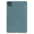 For Xiaomi Pad 7 / Pad 7 Pro Three-fold Holder Flip Tablet Leather Case(Dark Green) - 3