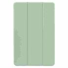 For Xiaomi Pad 7 / Pad 7 Pro Three-fold Holder Flip Tablet Leather Case(Mint Green) - 2