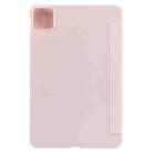 For Xiaomi Pad 7 / Pad 7 Pro Three-fold Holder Flip Tablet Leather Case(Light Pink) - 3
