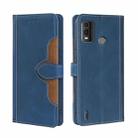 For Nokia G11 Plus Skin Feel Magnetic Buckle Leather Phone Case(Blue) - 1