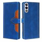 For OnePlus Ace 3V 5G Skin Feel Magnetic Buckle Leather Phone Case(Blue) - 1