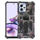 For Motorola Moto G13 / G23 4G/ G53 5G Camouflage Armor Kickstand TPU + PC Magnetic Phone Case(Army Green) - 1