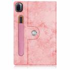 For Xiaomi Mi Pad 5 Solid Color 360 Degrees Rotation Tablet Leather Case with Holder(Pink) - 3