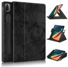 For Xiaomi Mi Pad 5 Solid Color 360 Degrees Rotation Tablet Leather Case with Holder(Black) - 1