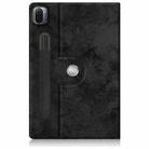 For Xiaomi Mi Pad 5 Solid Color 360 Degrees Rotation Tablet Leather Case with Holder(Black) - 3