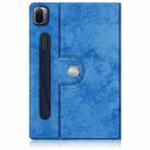 For Xiaomi Mi Pad 5 Solid Color 360 Degrees Rotation Tablet Leather Case with Holder(Dark Blue) - 3
