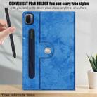 For Xiaomi Mi Pad 5 Solid Color 360 Degrees Rotation Tablet Leather Case with Holder(Dark Blue) - 5