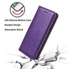 For Huawei nova 11 4G Grid Texture Magnetic Flip Leather Phone Case(Blue) - 6