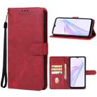 For Blackview WAVE 6C Leather Phone Case(Red) - 1