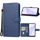 For Blackview WAVE 6C Leather Phone Case(Blue) - 1