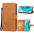 For Honor Magic6 Lite 5G Leather Phone Case(Brown) - 1