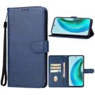 For Honor Magic6 Lite 5G Leather Phone Case(Blue) - 1