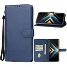 For Honor X50 GT Leather Phone Case(Blue) - 1