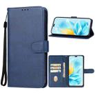 For Honor 200 Lite Global Leather Phone Case(Blue) - 1