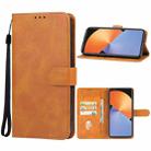 For Infinix Note 30 Pro Leather Phone Case(Brown) - 1