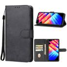 For Infinix Note 30i Leather Phone Case(Black) - 1