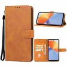 For Infinix Note 30 5G Leather Phone Case(Brown) - 1