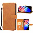 For Infinix Hot 30 Play NFC Leather Phone Case(Brown) - 1