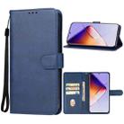 For Infinix Note 40 Leather Phone Case(Blue) - 1