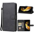 For Infinix Smart 8 Plus Leather Phone Case(Black) - 1