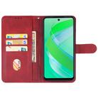 For Infinix Smart 8 Pro Leather Phone Case(Red) - 3