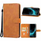 For Lava Blaze Curve Leather Phone Case(Brown) - 1