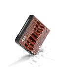 For Samsung Galaxy Z Flip6 ABEEL Genuine Leather Weilai Series Phone Case(Coffee) - 3