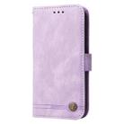 For Honor X50i+ Skin Feel Life Tree Metal Button Leather Phone Case(Purple) - 2