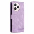 For Honor X50i+ Skin Feel Life Tree Metal Button Leather Phone Case(Purple) - 3