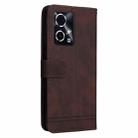 For Honor 90 GT Skin Feel Life Tree Metal Button Leather Phone Case(Brown) - 3