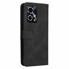 For Honor 90 GT Skin Feel Life Tree Metal Button Leather Phone Case(Black) - 3