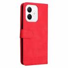 For Honor X60i Skin Feel Life Tree Metal Button Leather Phone Case(Red) - 3