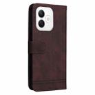 For Honor X60i Skin Feel Life Tree Metal Button Leather Phone Case(Brown) - 3