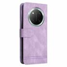 For Honor X9c / Magic7 Lite Skin Feel Life Tree Metal Button Leather Phone Case(Purple) - 3