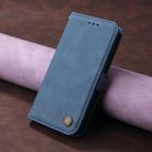 For Honor 300 Skin Feel Life Tree Metal Button Leather Phone Case(Blue) - 2