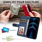 For Honor 300 Ultra Skin Feel Life Tree Metal Button Leather Phone Case(Blue) - 3