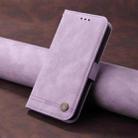 For Honor 400 Skin Feel Life Tree Metal Button Leather Phone Case(Purple) - 2
