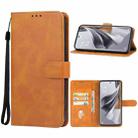 For OPPO Reno10 Leather Phone Case(Brown) - 1