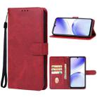 For Realme Narzo N53 Leather Phone Case(Red) - 1