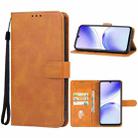 For Realme Narzo N53 Leather Phone Case(Brown) - 1