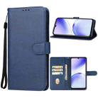 For Realme Narzo N53 Leather Phone Case(Blue) - 1